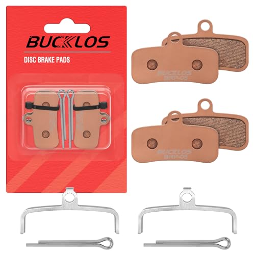 Image of BUCKLOS Bike Disc Brake Pads 4 Piston Pads for Shimano D02S D03S Saint | BRP-05 bicycle disk brake pads, fit mountain road bike,ebike,scooter, Shimano Saint Deore Tektro TRP