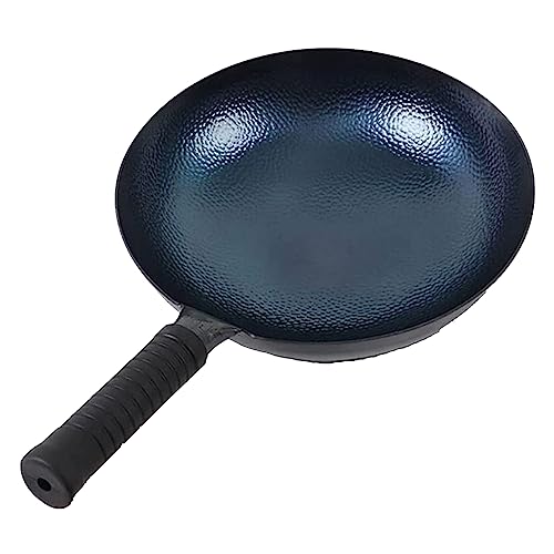 Wok de hierro tradicional 30 cm sin recubrimiento