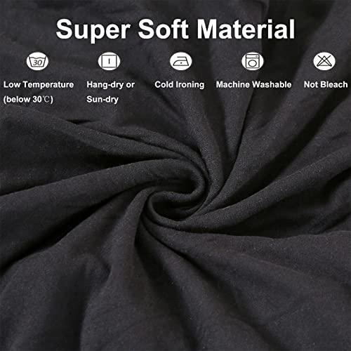 2 Pack Dining Room Chair Covers Slipcovers, Chickwin Stretch Black Kitchen Chair Cover Armless Spandex Chair Protector, Great For Banquet Party Wedding Restaurant #TOP2