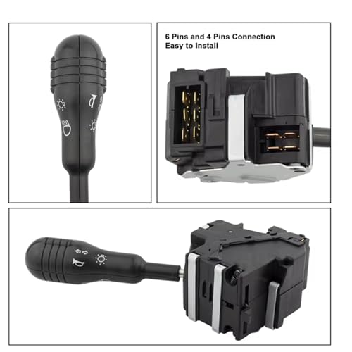 Commande clignotant Twingo C06 ensemble commutateur robuste noir 7700822445 - 4