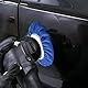 8 Stück Polierhauben Auto Bonnet Polierpad Mikrofaser Auto Polierhaube Polieren Baumwoll Motorhaube für Mehrweg für 230mm-250mm Autopoliermaschine, Blaue und Weiße