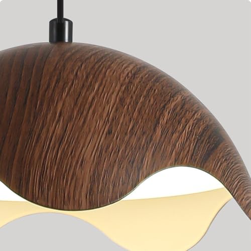 Lustre de chevet médiéval LED à économie d'énergie en bois