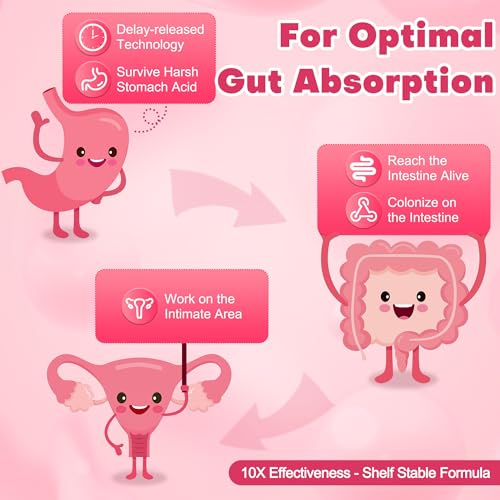 Probiotics for Women 100 Billion CFUs Probiotic and Prebiotics with Digestive Enzymes for Gut Health, Vaginal Probiotics with Cranberry and D-Mannose for Urinary Tract Health, pH Balance, 90 Capsules