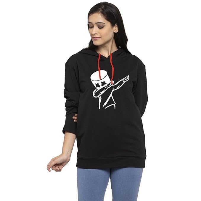 Women's Oversized Hoody Sweatshirt, Style, Regular Fit Hoody Fullsleeve T-Shirts Pack of 1-image-36