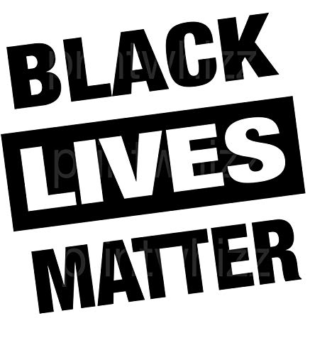 Black Lives Matter Sticker mural en vinyle pour ordinateur portable 125 mm de large