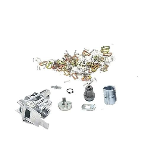 QOYGZ 1 Set Car Front Door Lock Cylinder Repair Kit 1552849 for Ford for Focus for C-Max for S-Max