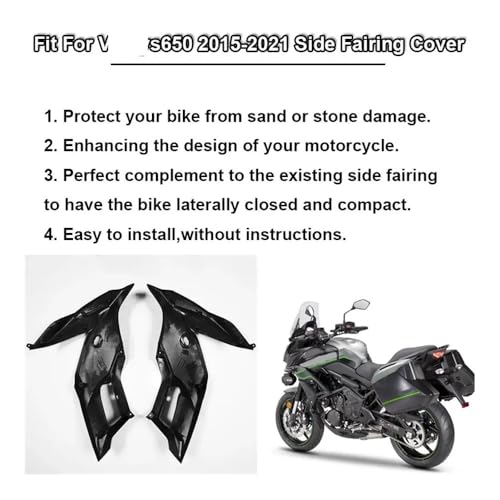 Couvercle de cadre pour Versys 650 2015-2021 carénage de moto