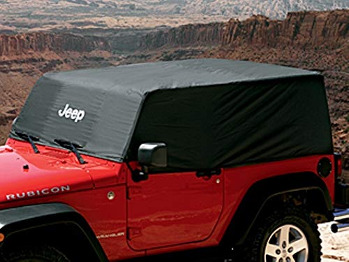 Funda Jeep 82210321 transpirable negra protectora contra polvo y rayos UV