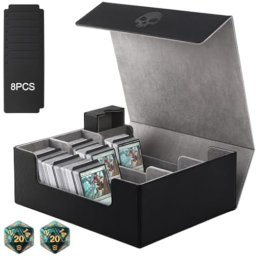 NCONCO Caja de almacenamiento de tarjetas comerciales, caja de almacenamiento de tarjetas para tarjetas intercambiables, capacidad para más de 1750 tarjetas, cierre magnético, funda para tarjetas | Ya disponible en tu tienda friki favorita! En mundofriki.es!