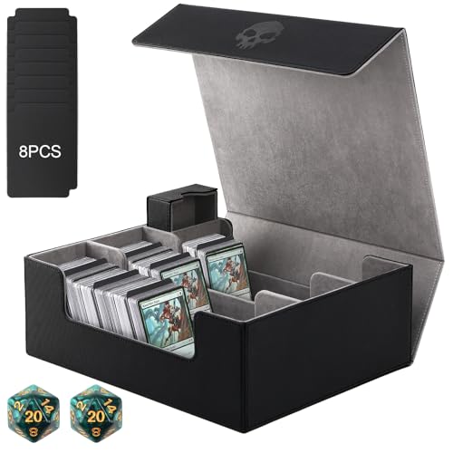 NCONCO Caja de almacenamiento de tarjetas comerciales, caja de