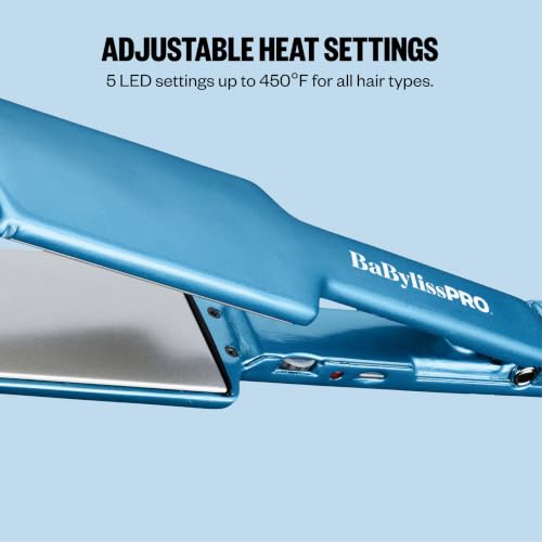 Image of BabylissPRO Nano Titanium Ultra-Sleek Hair Straightener, Flat Iron for All Hair Types