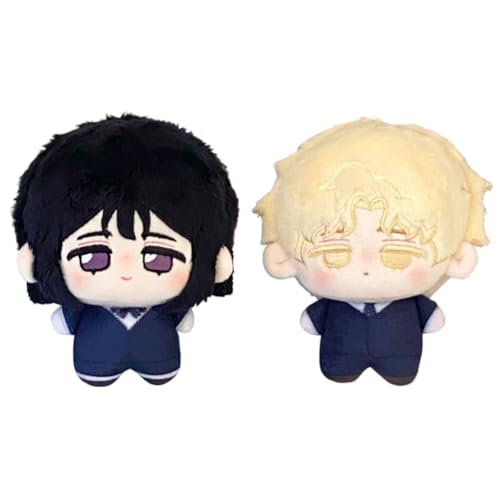Zhongkaihua Sua and Luca - Figura suave de anime, diseño de dibujos animados, almohada de peluche de polipropileno, relleno de algodón, colgante suave de 10 cm