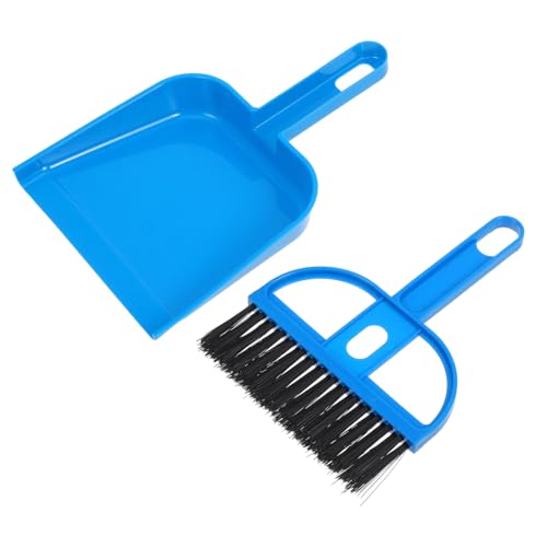 FRCOLOR Mini Cleaning Set Desktop Broom and Dustpan for Home and Car Interior Cleaning