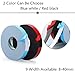 20m Foam Tape, BE-TOOL 2PCS Double Sided Sealing Tape Waterproof Mounting Adhesive Tape for Home, Office, Workshop, LCD Repair, Electronics (12mm, Blue Film White Glue)