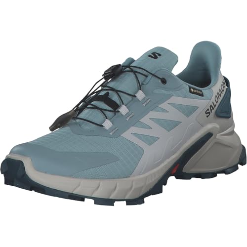 Salomon Supercross 4 GTX W 471201, Womens Running Shoes, Blue, 41 1/3 EU