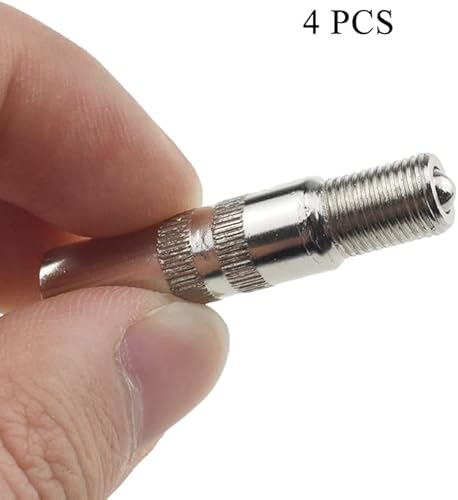 Miniatura 6 de Acoeitl - Extensión de tapa de válvula de rosca de 1.496 pulgadas, adaptador extensor de tapa de neumático de latón cromado de doble sello de flujo