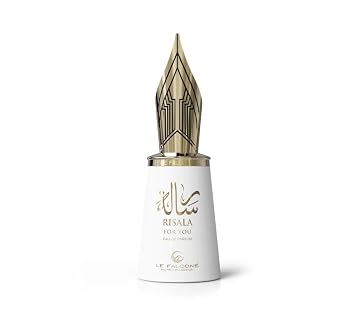 Le Falcone Risala For You Eau de Parfum for Women 100 ml 3.4 fl oz white floral gourmand scent with jasmine, marshmallow & caramel longlasting intimate signature