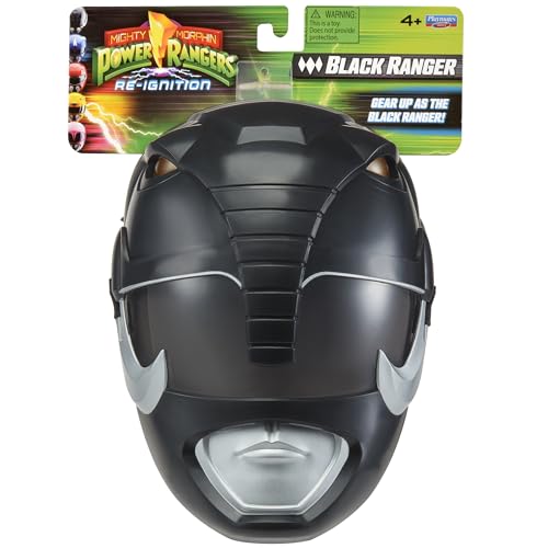 Power Rangers Mighty Morphin Black Ranger Masque de jeu de rôle