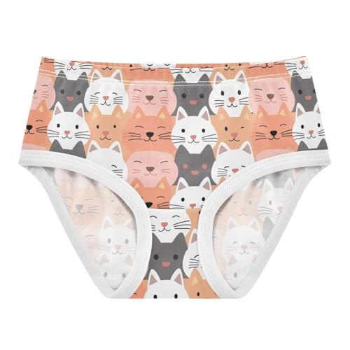 Wusikd Cute Cats Girls' Underwear Cotton Girls Briefs Soft Toddler Underwear 2T - Main Image