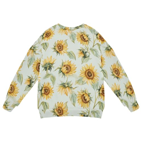 JUNZAN Beauty Sunflower Neutral Little Kids Pullover Hoodie Long Sleeve Sweatshirt With Hoodie Athletic 4T2