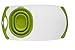 Dexas 42832-383 Over-The-Sink Strainer Grippboard Cutting Board and Strainer, White/Green