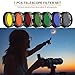 Alstar Filter Set of 1.25-Inch Seven Telescope Filters - Incredible Value to Have Most commonly Used Color plantary Eyepiece Filters