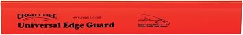 Ergo Chef Universal Knife Blade Edge Guard 7.5 Inch x 1 Inch for Knives Up To 7.5 Inch Blades, Durable BPA-Free Sturdy Plastic, Knife Protector Red