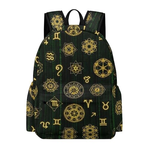 Sac à dos Symbole sacré du zodiaque pour vos Sorties Urbaines et la Faculté