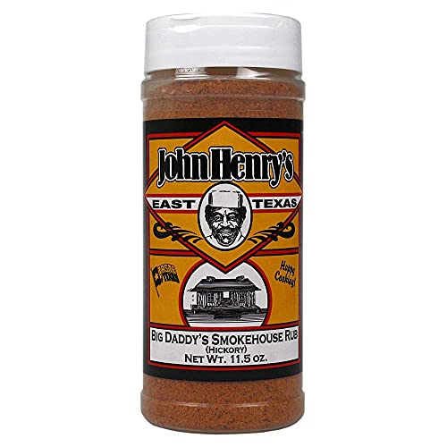 John Henrys Store Big Daddys Smokehouse RubÂ Seasoning 115 Oz Bottle 55771 11.5 Ounce (Pack of 1)