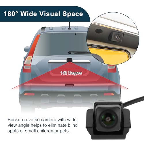 Image of Rear View Camera for Honda CRV 2017-2020 120-180 Degree No.39530TLAA01 License Plate Park Assist Camera Backup Reverse Camera