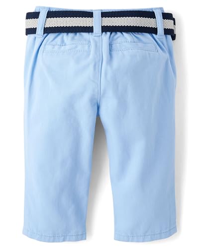 The Children's Place baby-boys And Newborn Short Sleeve Button Down Shirt and Shorts 2 Piece Outfit Set3