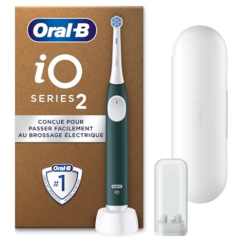 Oral-B iO 2 Brosse A Dents Electrique Vert Forêt Pour Adultes, 3 Modes De Nettoyage, Doux Pour Les...