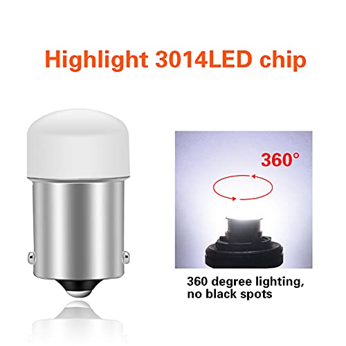 Duabhoi 1156 Led Bulb Super Bright Ba15S 1141 1003 7506 P21W 3497 1073 Replacement For Car Camper Rv Reverse Brake Back Up Tail Interior Indoor Parking Outdoor Light Landscape Lighting 2Pcs White #TOP3