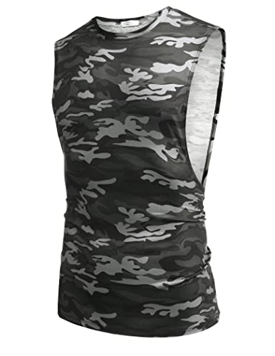 Image of COOFANDY Men Workout Tank Top 2 Pack Gym Bodybuilding Sleeveless Muscle T Shirts