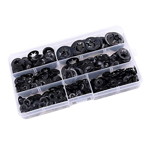 SpzcdZa 260pcs 7 size Internal Tooth Starlock Washers Locking Washer