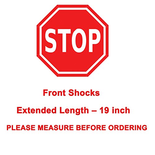 Image of Detroit Axle - RWD Front 2pc Shock Absorbers for 1999-2025 Ford F-250 F-350 Super Duty, 2000-2005 Excursion, 2 Complete Shock Absorbers Assembly 2001 2002 2003 2004 Replacement