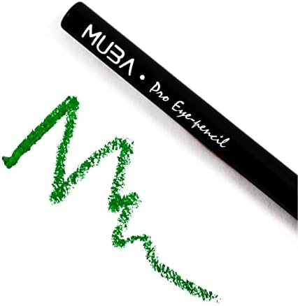 MUBA COSMETICS Eye Pencil “Venom” - Waterproof Eyeliner Pencil, Long Lasting Eye Liner Pencils for Eye Makeup - No Budge Under Eye Pencil Eyeliner, Creamy Eye Pencils, Eyeliner Pencils for Precise Finish -GREEN