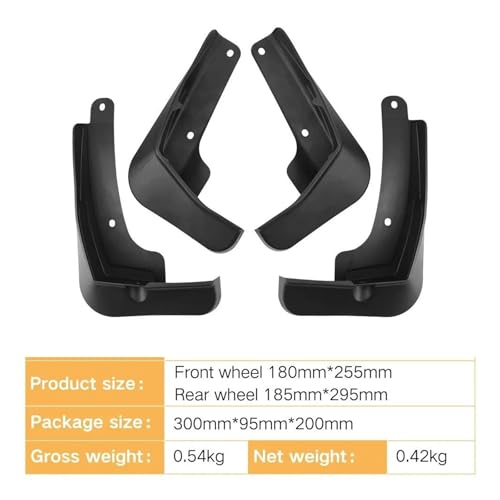 Guardabarros de ajuste preciso para Lavida XR 2023-2025, salpicaderas robustas de 4 piezas 4
