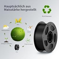 ANYCUBIC Refill PLA und Spool Kit 2KG Schwarz, Für die meisten 3D Drucker – Ansicht 7