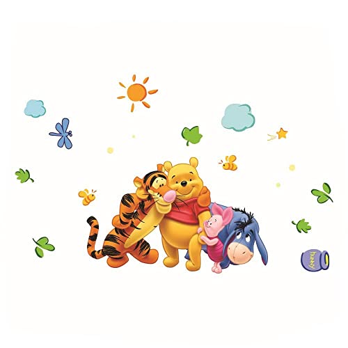 Stickers Muraux Winnie l'ourson Winnie l'ourson et Amis Stickers Muraux Autocollants Winnie l'ourson 3D Effect Autocollants Chambre Decor Décoration Sticker