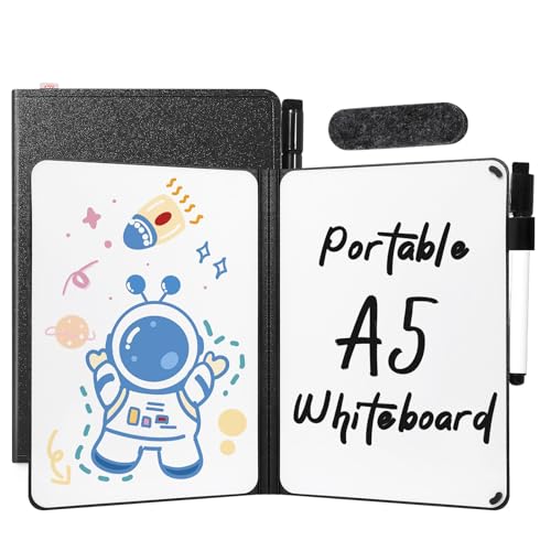 Portable Double-Sided Dry Erase Whiteboard with Pen