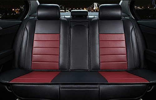 Image of PU Leather Car Seat Cover Compatible with New Maruti Dzire 2017 (Black)