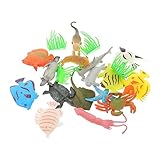 Artisanat de créatures marines : fabriqués en pvc, les jouets sont sûrs et, et, jouet cognitif pour enfants