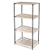 Nexel Vented Plastic Shelving, Nexelon Finish, 54x24x54