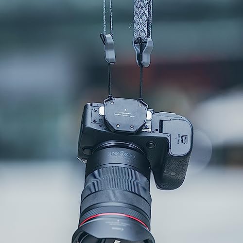 ULANZI F38 Camera Shoulder Strap Mount Quick Release for Shoulder Straps V2, QR Plate Camera Tripod Mount Adapter Capture Camera Clip for Camera to Shoulder Strap Quick Mount/Release(only Base Mount)