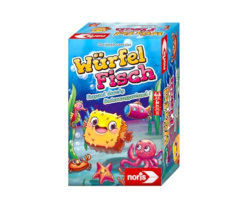 Goki - Scatola Con 6 Dadi In Legno Colorati, Robusti E Divertenti Per Giochi Da Tavolo