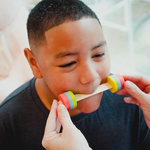 TalkTools Lip Gym with 100 Tongue Depressors - Fun Lip Fitness Program - Teaches/m, b, p/, Assists with/r/Production - Quick Reference Chart - Fits Standard ⅝” Tongue Depressors - No Harmful Toxins - Image 8