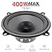 DriSentri Audio Car Speakers, 5 Inch 400W Vehicle Door Auto Audio Music Stereo Full Range Frequency HiFi Speakers Car Coaxial Speaker