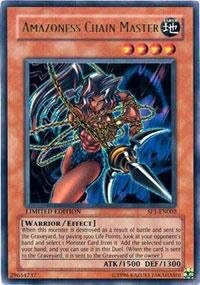 Yu-Gi-Oh! - Amazoness Chain Master (SP1-EN002) - Sneak Preview Series 1 - Limited Edition - Ultra Rare