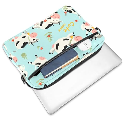Maletín bandolera Happy Cows para laptop de 13 a 14.5 pulgadas multicolor 2